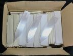 Long Selenite Stakes Wholesale Lot - Pieces #61823-1